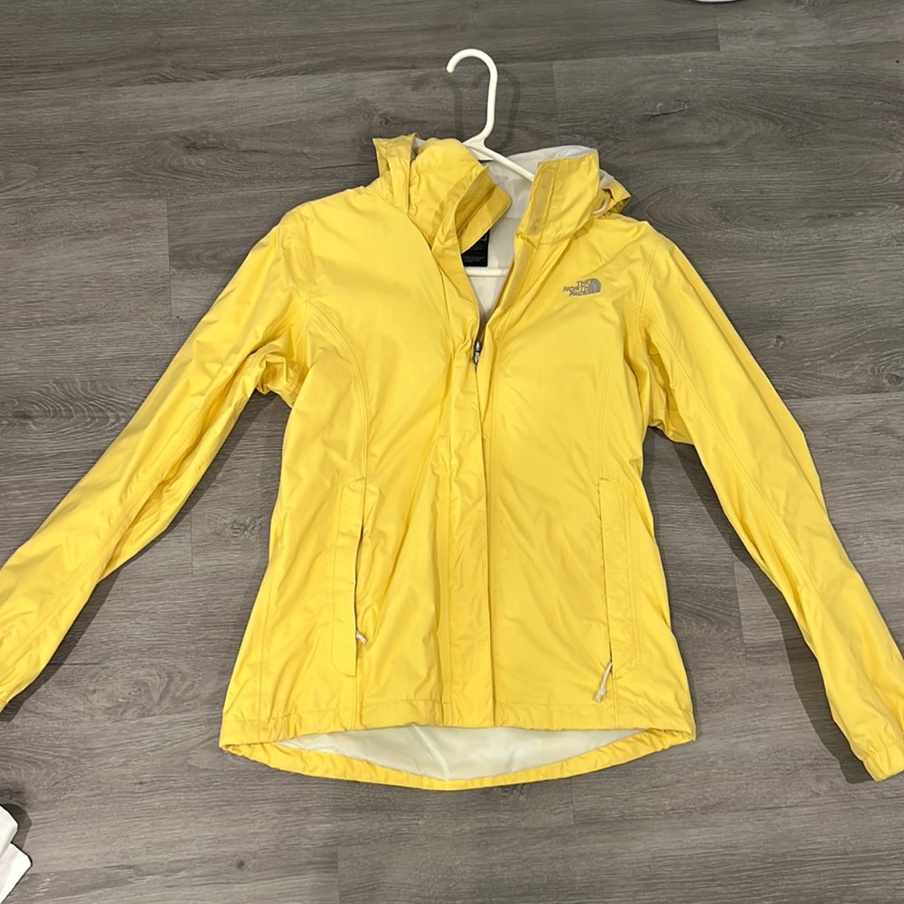 North face rain jacket with hood
